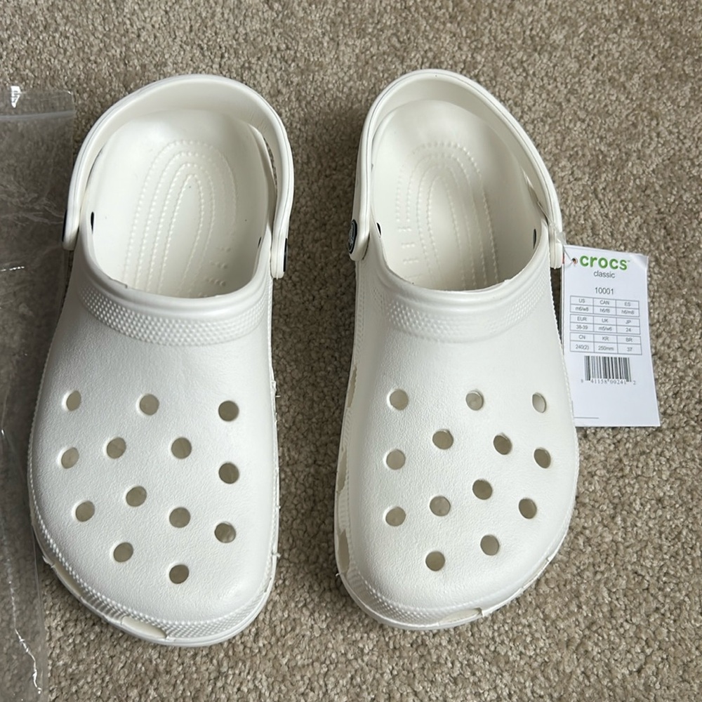 Crocs white NWT
